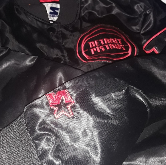 Detroit Pistons Ty Mopkins Mr. Alan's Exclusive Youth Starter Jacket. Size M - Picture 11 of 12